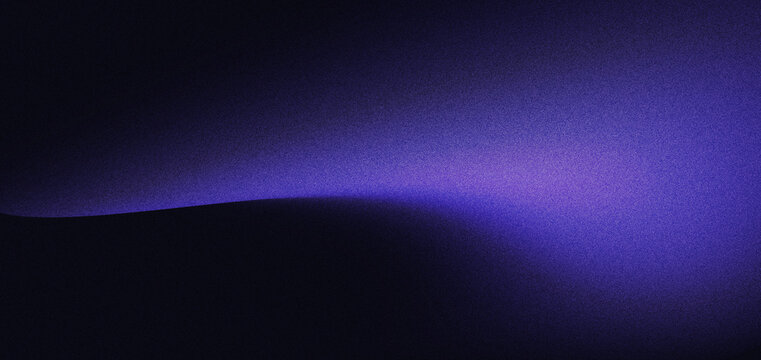 Purple abstract gradient, dark wave, smooth curve, soft light texture forms minimal background with copy space