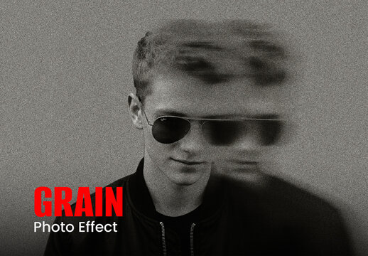 Grain Dust Sweep Photo Effect