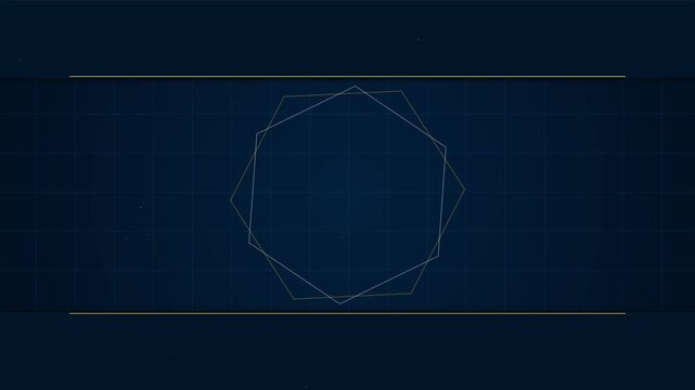 System Initializing Digital Interface with Geometric Neural Link Graphics
