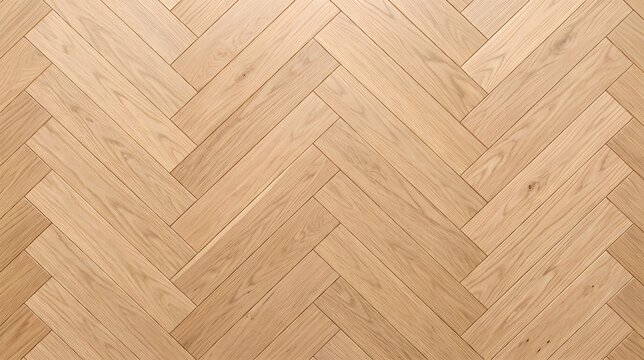 Light natural oak wood floor texture in herringbone pattern background for modern interior design and architectural renovation projects with beautiful timber grain detail.