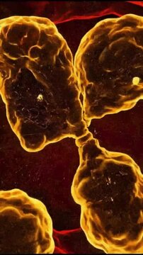 Cancer Cell Uncontrolled Division &mdash; Malignant Mitosis Tumor Growth Oncology