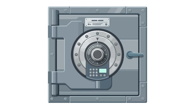 Secure Metal Safe with Digital Lock and Handle