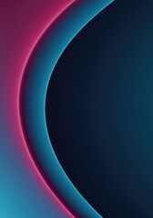 Obraz premium Abstract curved shape background featuring subtle gradients and smooth transitions, ideal for modern digital design projects, presentation, organic, spiral
