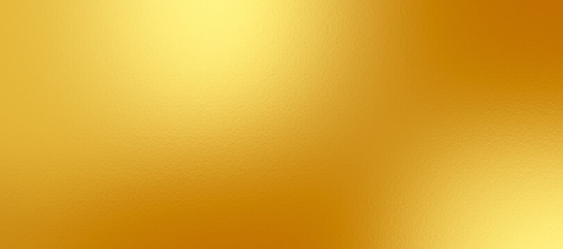 Gold foil texture background with light reflection