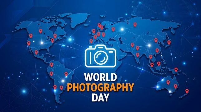 World Photography Day celebration. Global photo event