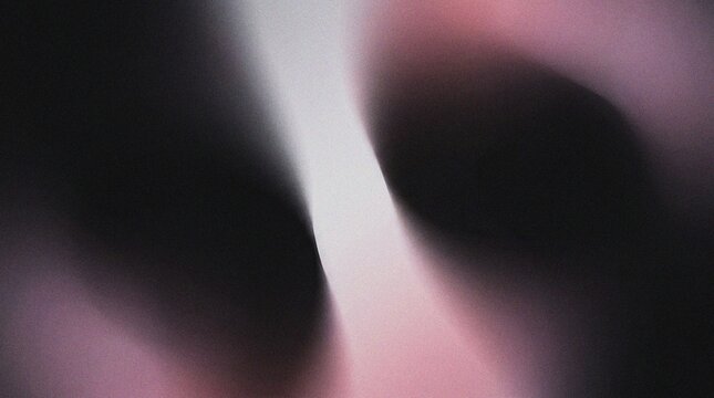 Glowing pink abstract shape, dark grainy black pink background, noise texture futuristic dynamic poster header cover wallpaper banner backdrop design