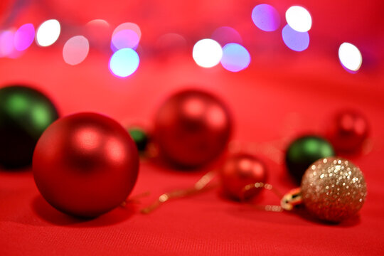クリスマスの飾りのオーナメント