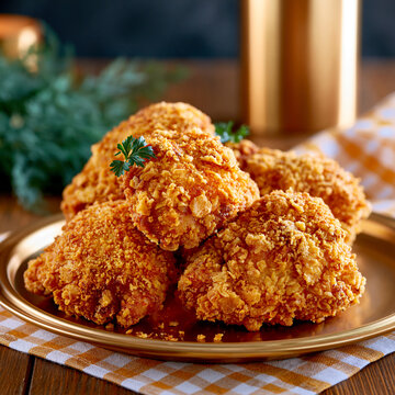 Crispy Golden Fried Chicken
