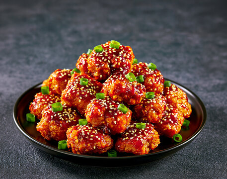 Crispy Sweet Korean Dakgangjeong Chicken