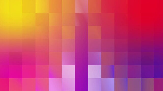 Abstract Mosaic Rainbow Block Motion Graphic Loop