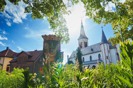 The small town of Obertshausen, near Offenbach am Main.
