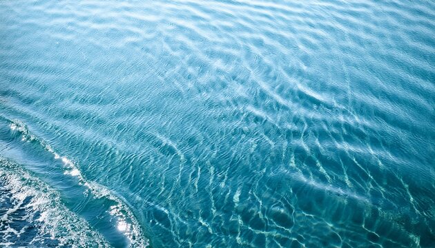 top view on water texture background for overlay