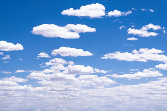 Cloudy sky near the Petrified Forest National Park in Arizona