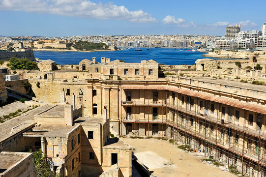 Filming location for prison scenes in Midnight Express at disused building in Fort Saint Elmo, Valletta, Malta