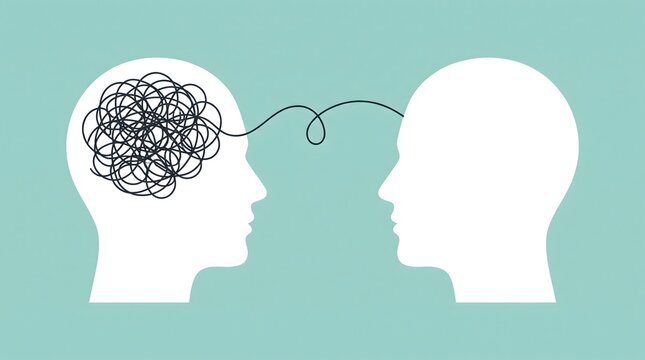 Active listening and empathy concept sharing complex thoughts