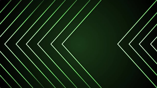 Chevron geometric background animation, Abstract background with chevron lines forming mirrored arrow shapes pointing to center