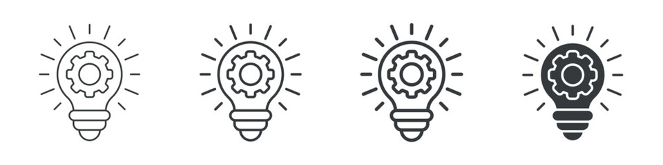 Innovation Different Icon Set Simple Style Collection © abimanyu