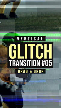 Vertical Glitch Transition 05