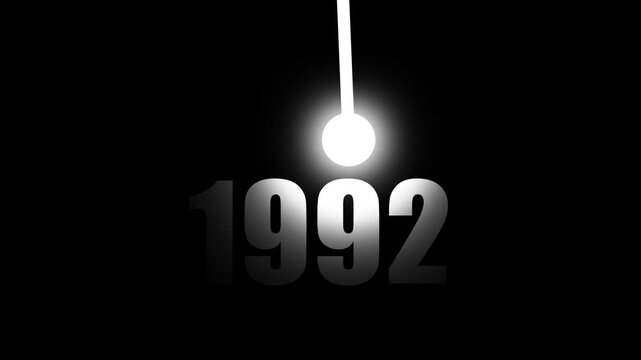 1992 Bright concept Lighting Up &ndash; Futuristic New Year Concept Symbolizing Innovation, Strategy and forward Thinking Success business growth on background...