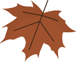 Naklejka premium Autumn Leaf Illustration