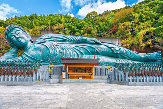 World's largest bronze statue of Shakyamuni lies at Nanzoin Temple in Fukuoka Kyushu Japan
