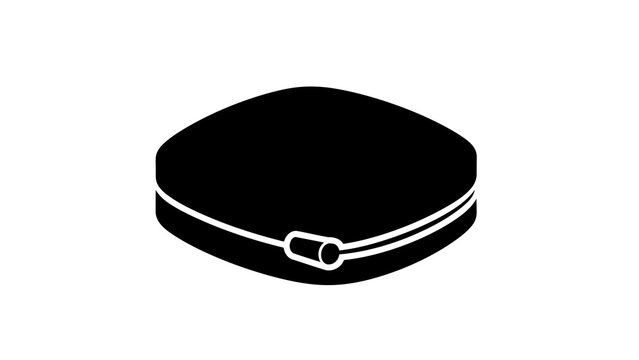 Small square jewelry box icon, simple style