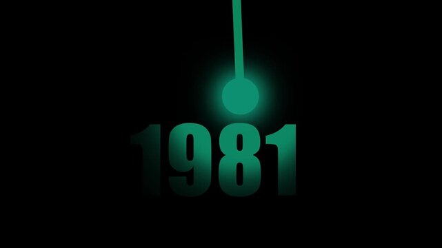 1981 Bright concept Lighting Up &ndash; Futuristic New Year Concept Symbolizing Innovation, Strategy and forward Thinking Success business growth on background...