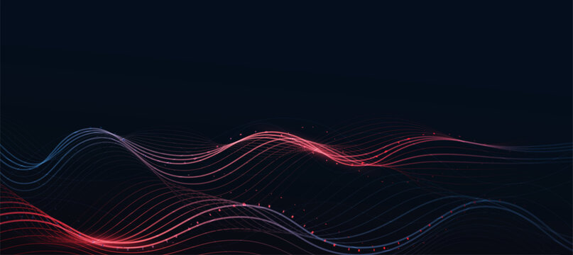 Technology digital data flow background, modern tech banner, corporate business concept, for presentation business or tech event poster EPS 10
