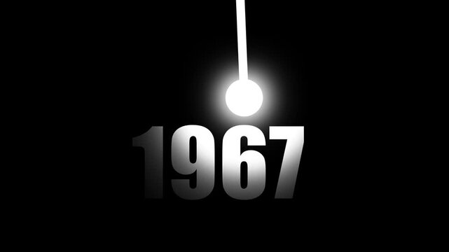 1967 Bright concept Lighting Up &ndash; Futuristic New Year Concept Symbolizing, Strategy and forward Thinking Success business growth on background...