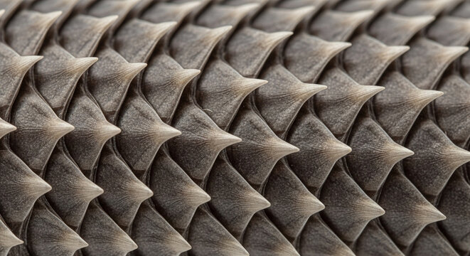 Detailed Macro Texture of Reptile Scales, Reptilian Skin Pattern