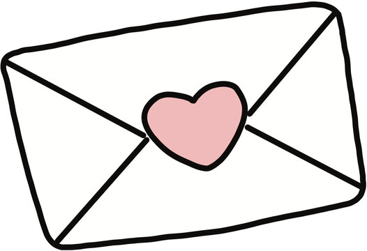 envelope with heart