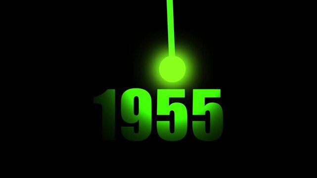1955 Bright concept Lighting Up &ndash; Futuristic New Year Concept Symbolizing Innovation, Strategy and forward Thinking Success business growth on background...