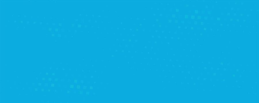 Bright pop art background in blue and white colors dot haltone retro style, vector