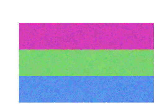 Polysexual Pride Flag LGBTQ Community Vector