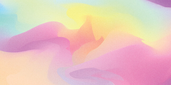 Iridescent holographic abstract rainbow seamless pattern. Vibrant background in 80s and 90s style. Tie dye art gradient effect. Unicorn wallpaper. Fairy tale backdrop.