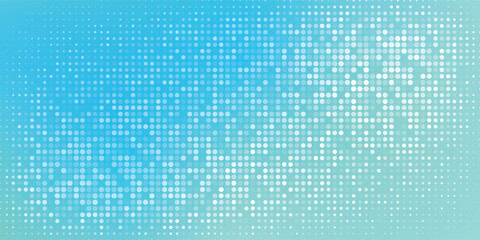 Fototapeta premium Modern Light Blue Digital Pixelated Pattern Vector