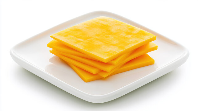 transparency in precision-fermented cheddar cheese slices rich yellow color