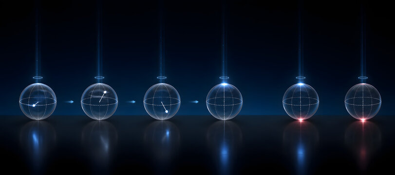 Quantum measurement collapse across aligned Bloch spheres