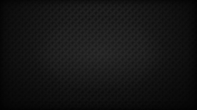 Dark Black Carbon Fiber Style Pattern Background with Central Spotlight Vignette