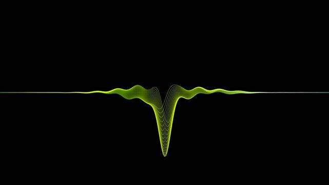 Electronic Dance Music Equalizer Glowing Spectrum Loop