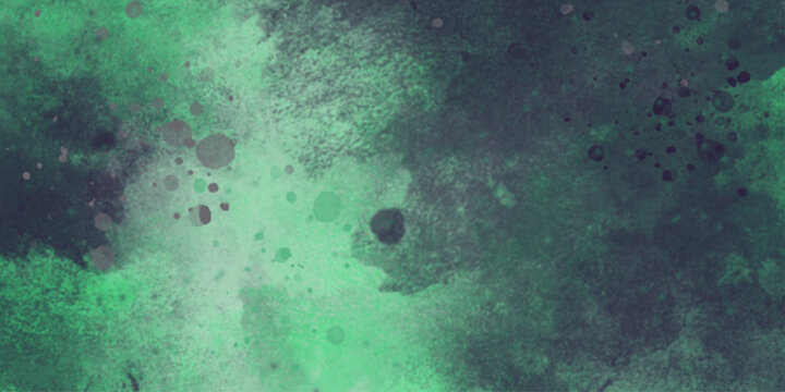 Hand painted paste color and turquoise watercolor background. grunge paper texture. Abstract gradient blure background or concept texture for your banners posters and graphic design
