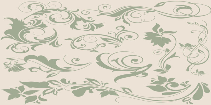 Cute floral seamless pattern on linen texture. Flower vector illustration background. Print in rustic vintage style, textile or wallpapers.