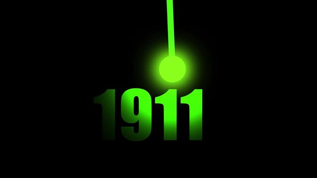 1911 Bright concept Lighting Up &ndash; Futuristic New Year Concept Symbolizing Innovation, Strategy and forward Thinking Success business growth on background...