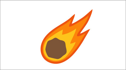 Flaming Meteor Icon © Mfaris