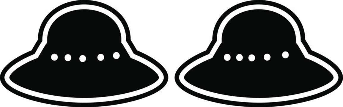 Ufo icon silhouette vintage flying saucer spacecraft graphic design