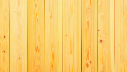Obraz premium Light wooden wall planks with natural knots background vertical construction carpentry paneling