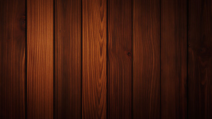 Obraz premium Rich brown wood panel texture with natural grain detail wood paneling textured background