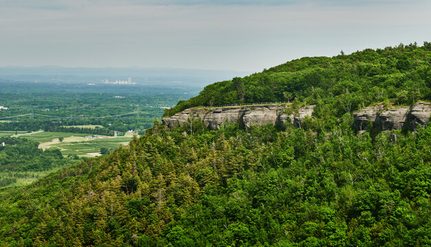 Thatcher state park landscape, Upstate New York
