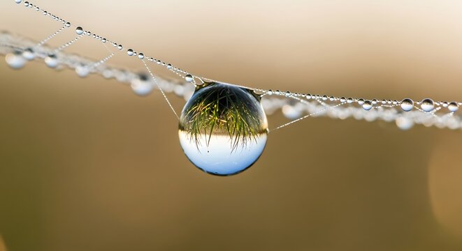 Macro close-up of a dragonfly with dew drop on its head.