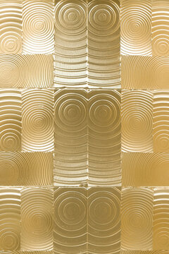 Gold Architectural Pattern Detail